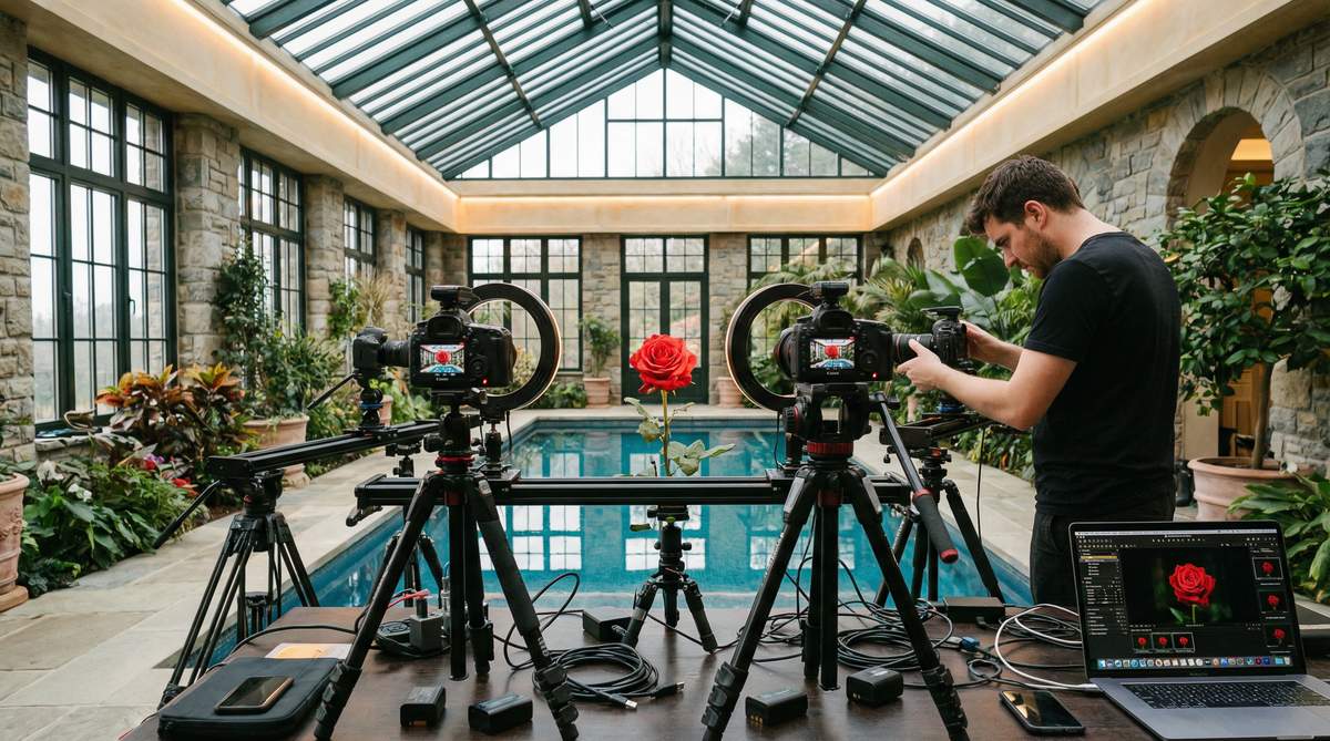 黑料盆景艺术植物视频制作